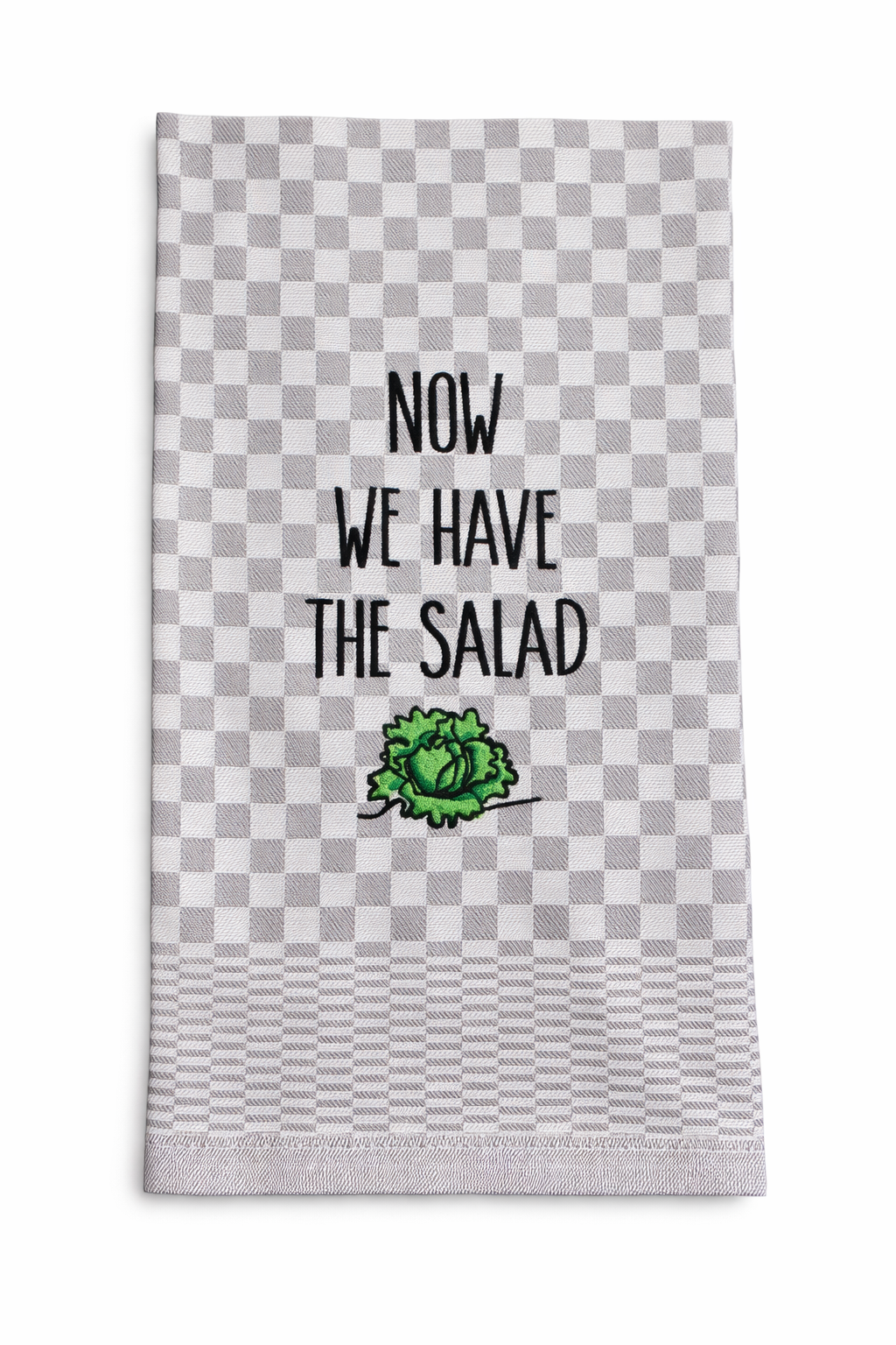 Geschirrtuch Küchenhandtuch bestickt 50x70 Baumwolle Küchendeko Geschenk für Salatliebhaber Vegetarier