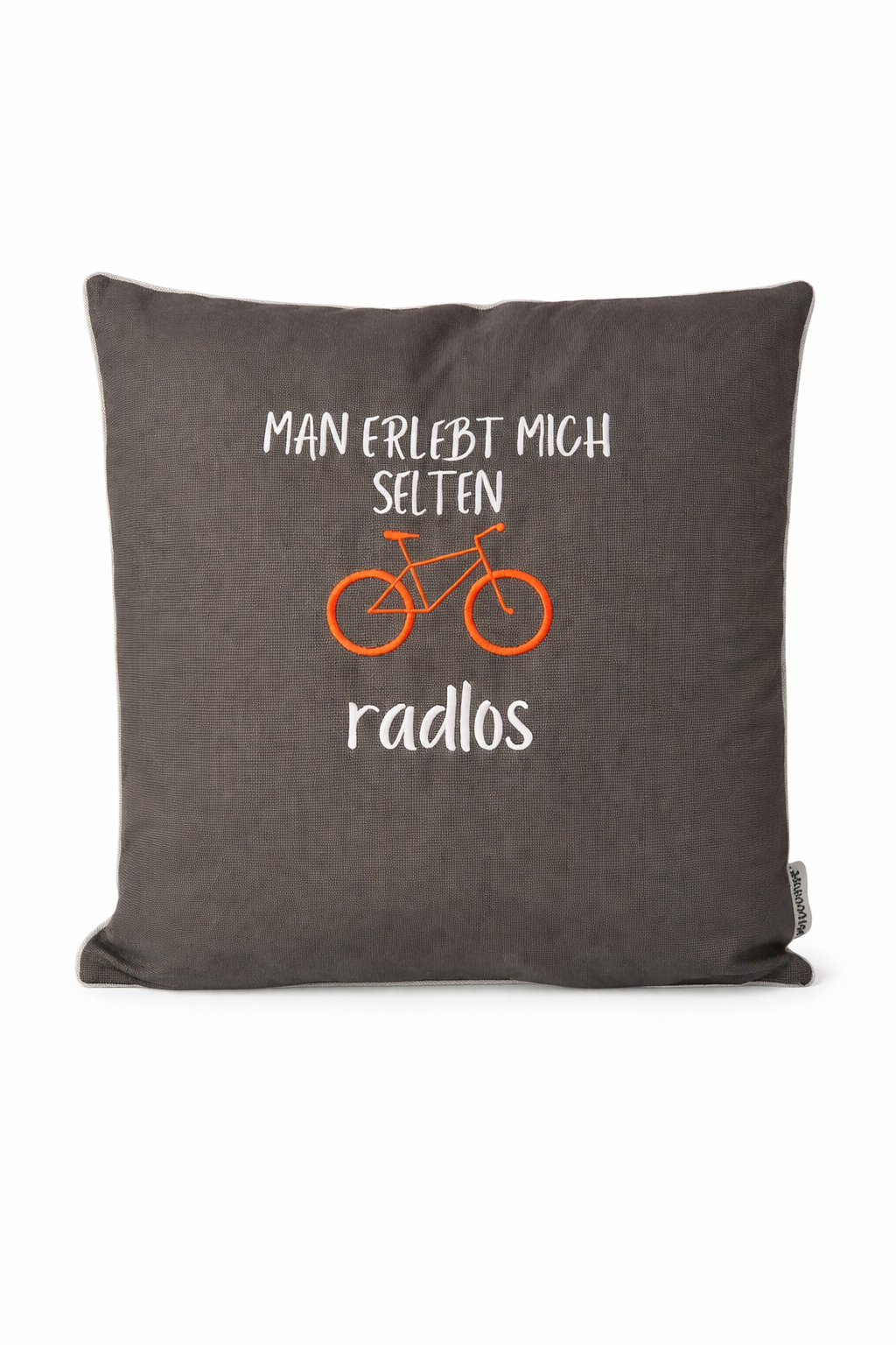 Besticktes Outdoorkissen - selten Radlds