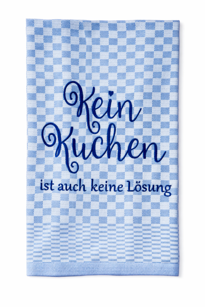 Geschirrtuch Küchenhandtuch bestickt 50x70 Baumwolle Küchendeko Geschenk für Kuchenliebhaber