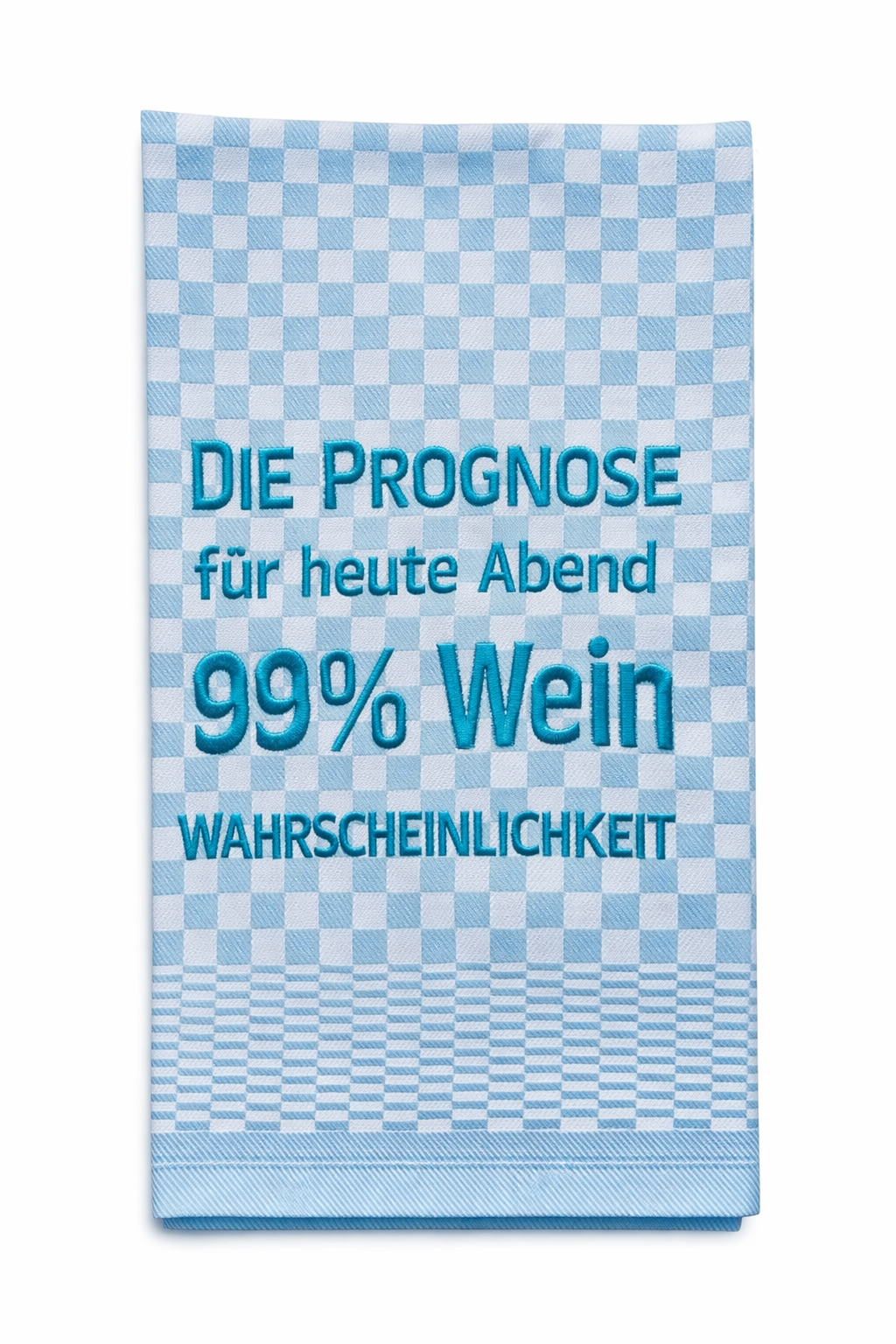 Geschirrtuch Küchenhandtuch bestickt 50x70 Baumwolle Küchendeko Geschenk für Weinliebhaber