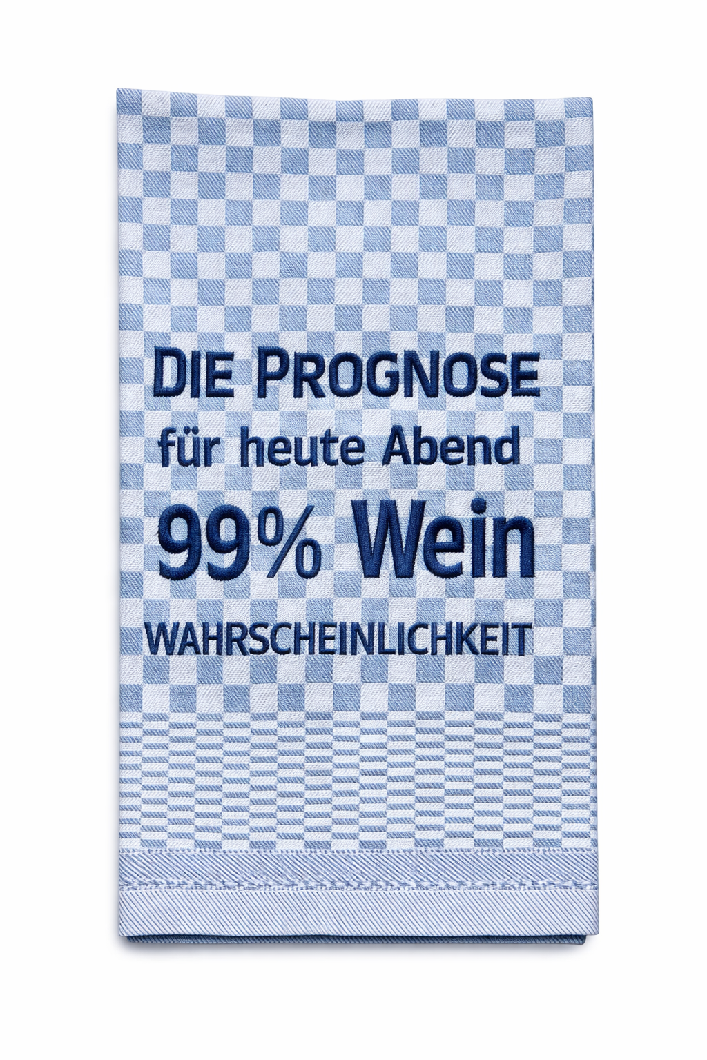 Geschirrtuch Küchenhandtuch bestickt 50x70 Baumwolle Küchendeko Geschenk für Weinliebhaber