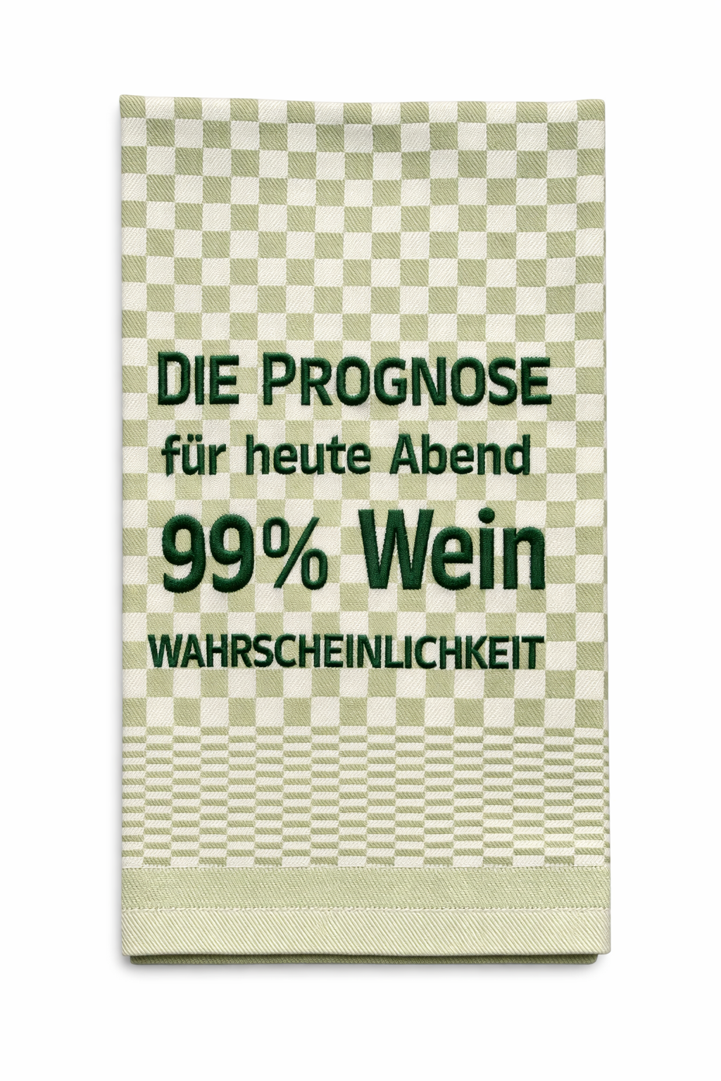 Geschirrtuch Küchenhandtuch bestickt 50x70 Baumwolle Küchendeko Geschenk für Weinliebhaber
